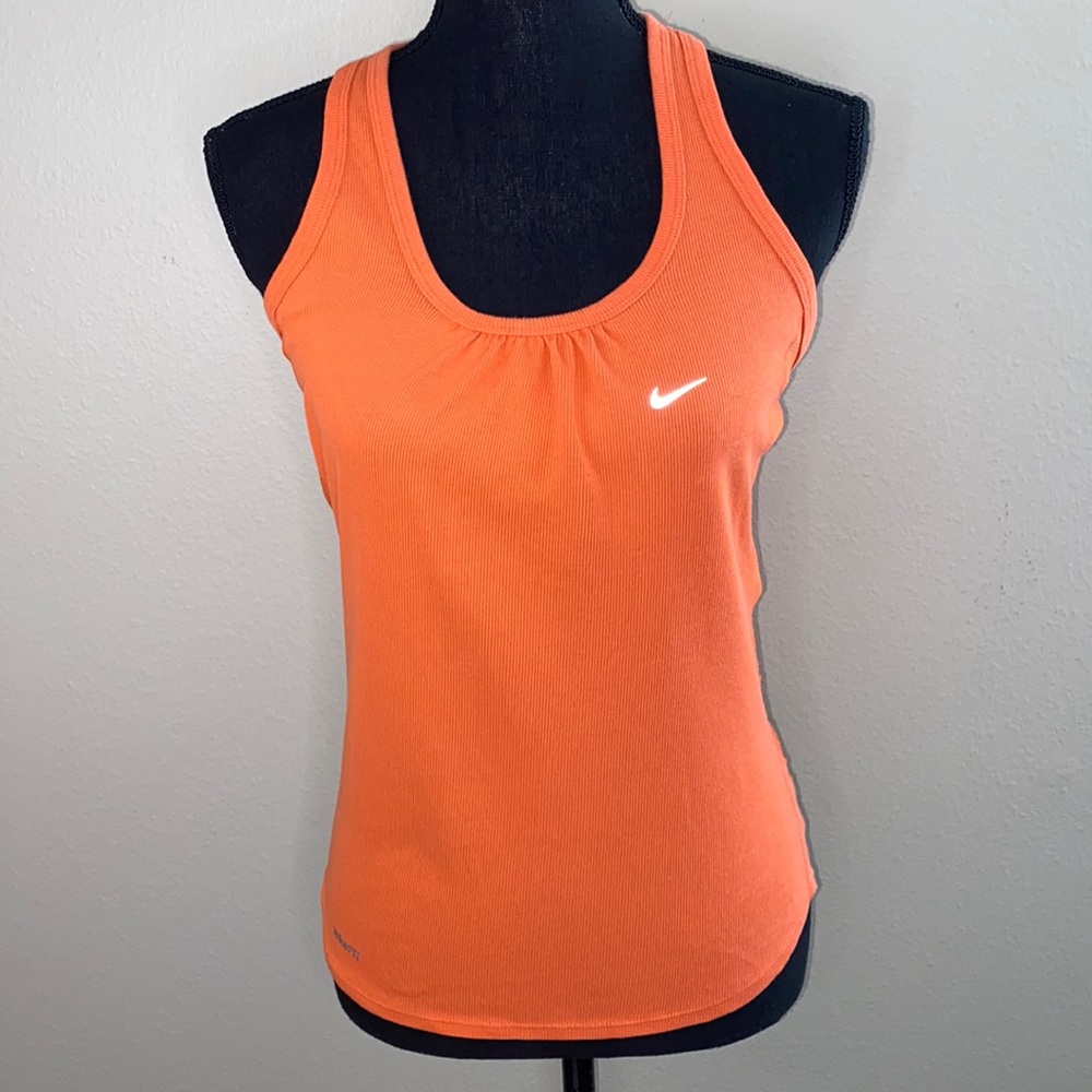 Nike Orange Dri-Fit Athletic Tank